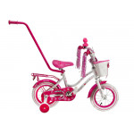Detský bicykel 16 Mexller Sisi - Bielo-ružový
